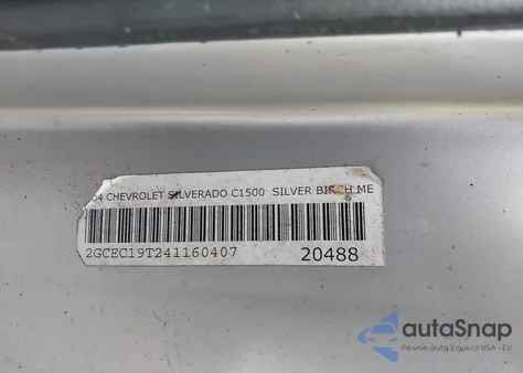 2004 Chevrolet Silverado 1500 Ls from USA, damaged, VIN 2GCEC19T241160407